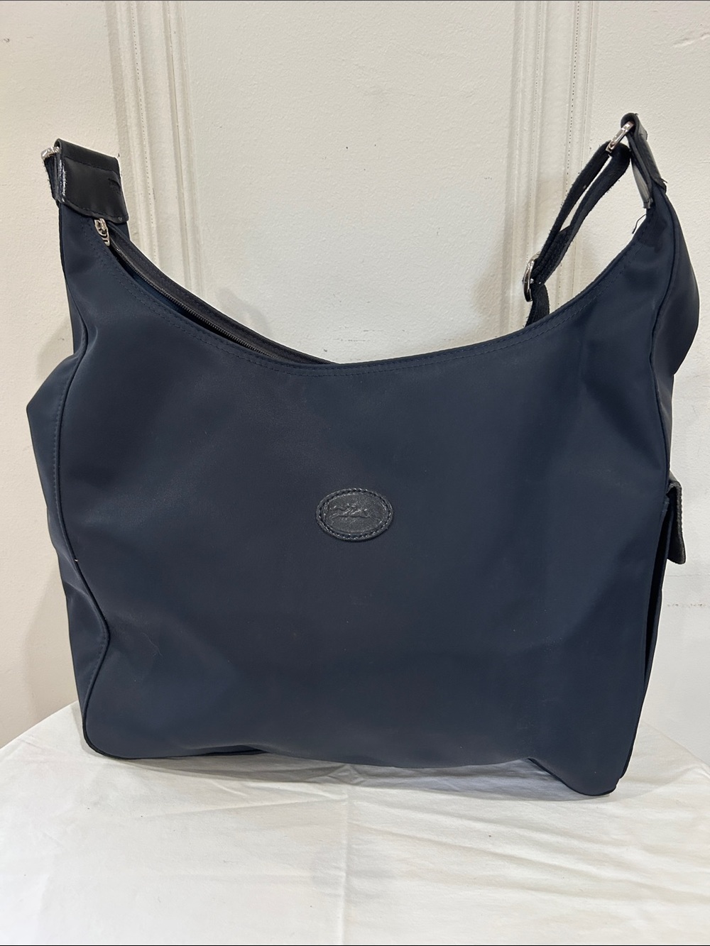 Longchamp Navy Shoulder Tote Bag